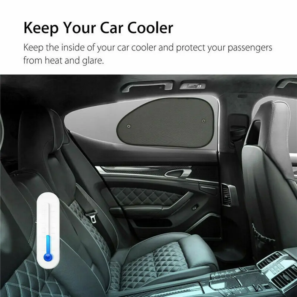 Universal Car Sun Shades Front Rear Window Sunshades Cover Mesh Visor Reflector Shield Screen Windscreen Interior UV Protection