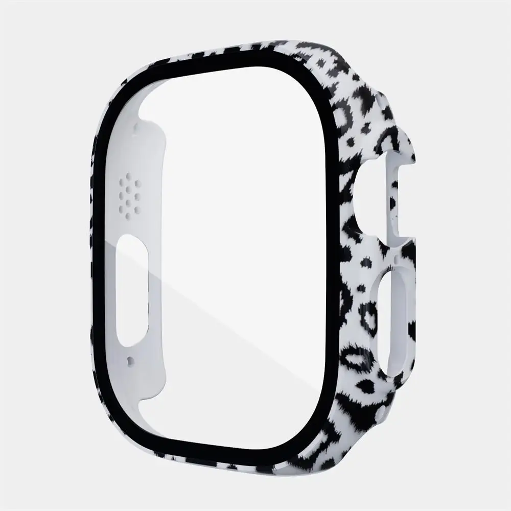 Premium Tempered Glass Screen Protector with PC Bumper for Apple Watch Ultra 49mm