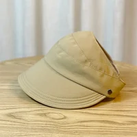 Sombrero para el sol plegable para mujer con ala ancha y parte superior transpirable: perfecto para colas de caballo - Image 5