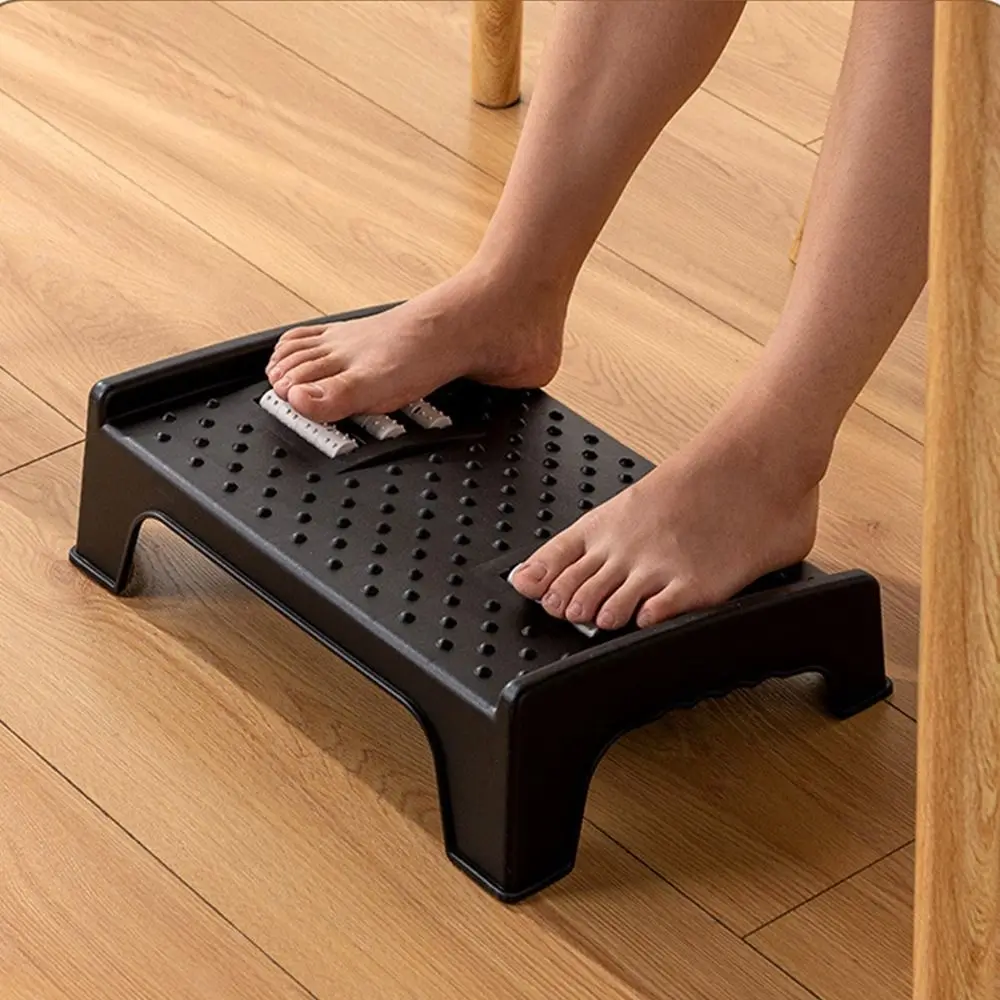 With Roller Office Footrest Work Footrest Under Desk Support Desk Footrest Under Desk Footrest Feet Stool Foot Resting Stool