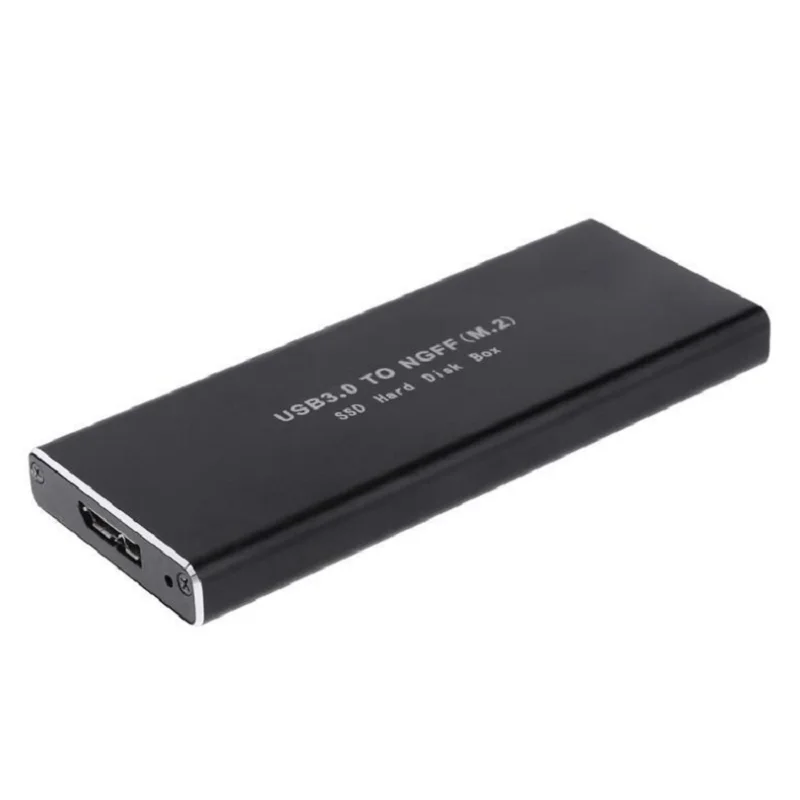 NGFF Hard Disk External M.2 Solid State 5GBPS SSD Cooling Metal Case USB3.0 PC for 2230/2242/2260/2280 Mobile HDD Enclosure
