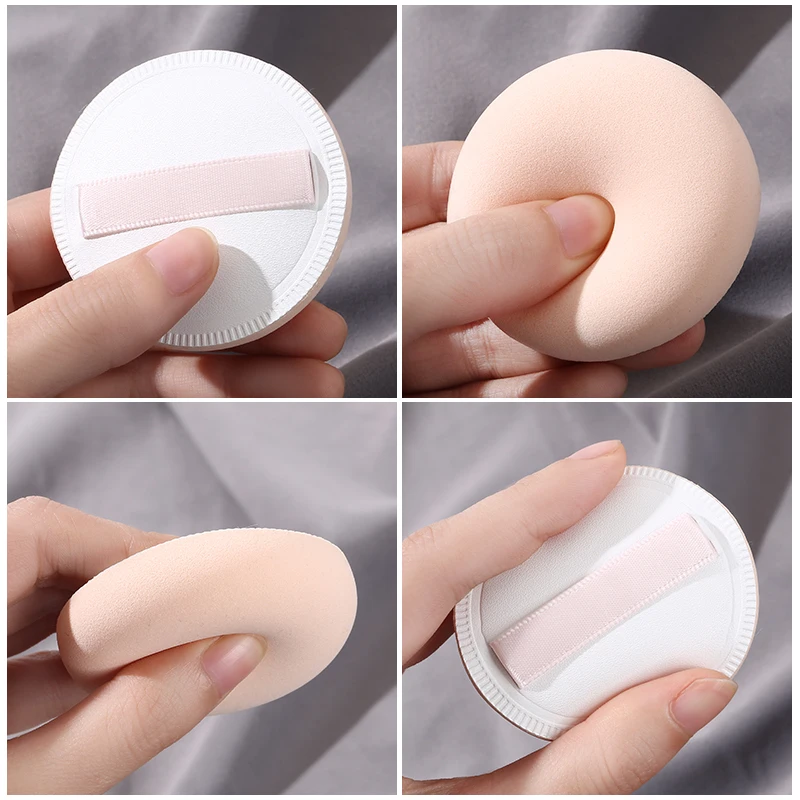3Pcs Soft Cute Makeup Puff Set Dry Wet Combined Cosmetic Sponge Cushion Puff Foundation Cream Blender Makeup Tools Accessories 2