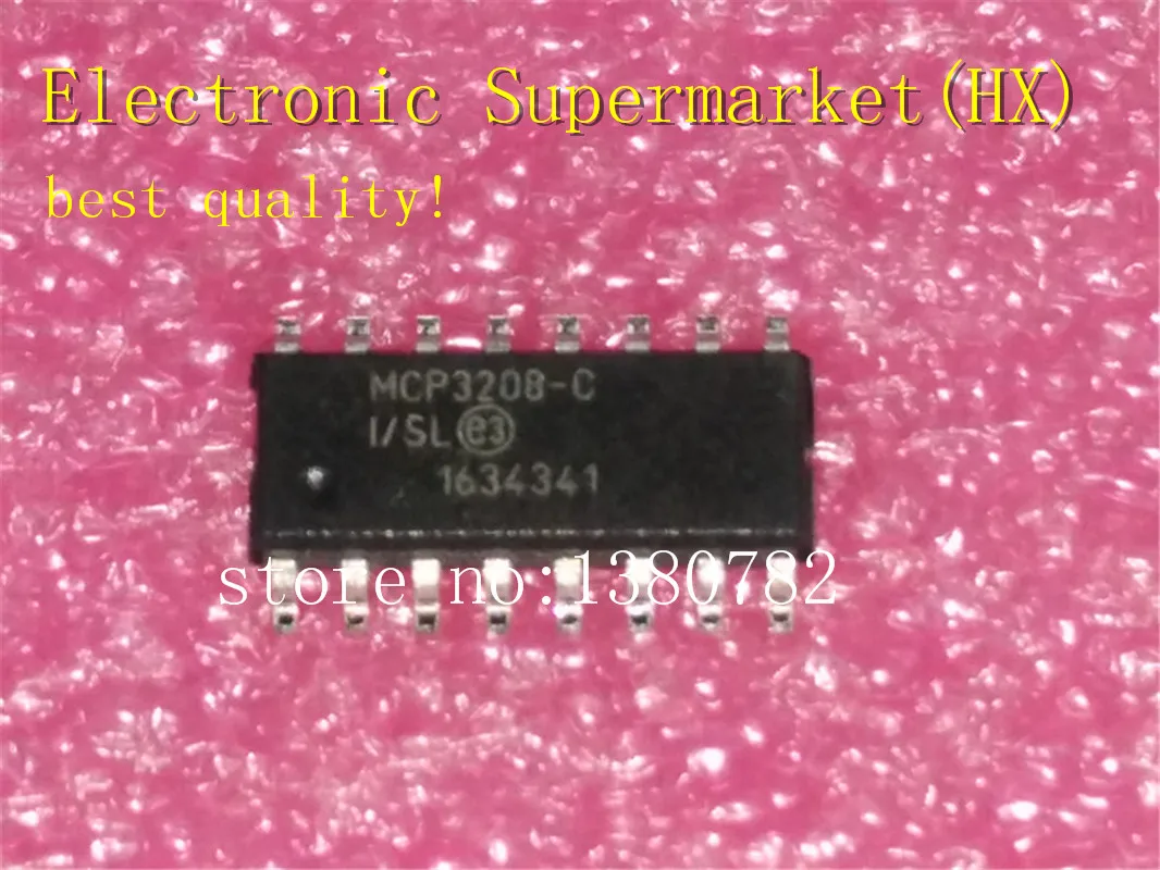 

Free Shipping 100pcs/lots MCP3208-CI/SL MCP3208-C MCP3208 SOP-16 New original IC In stock!