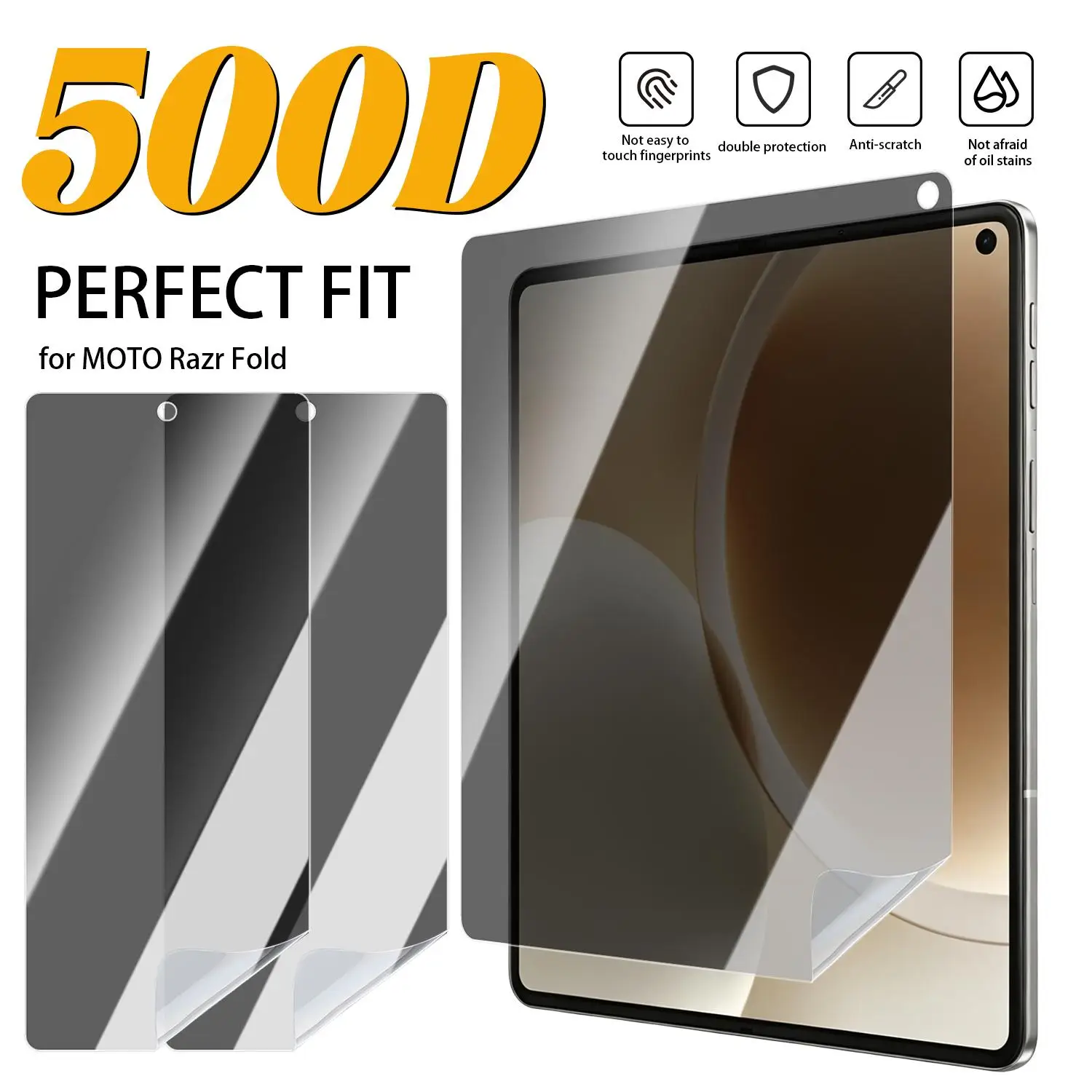 4-in-1 Anti-Spy Hydrogel Privacy Screen Protector Film