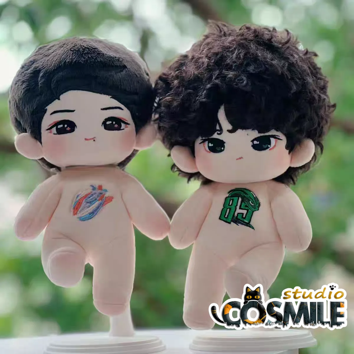 곱슬머리 이보 샤오잔 더 언테이드 스타 아이돌 쿨 가이 BJYX 봉제 인형 20..
