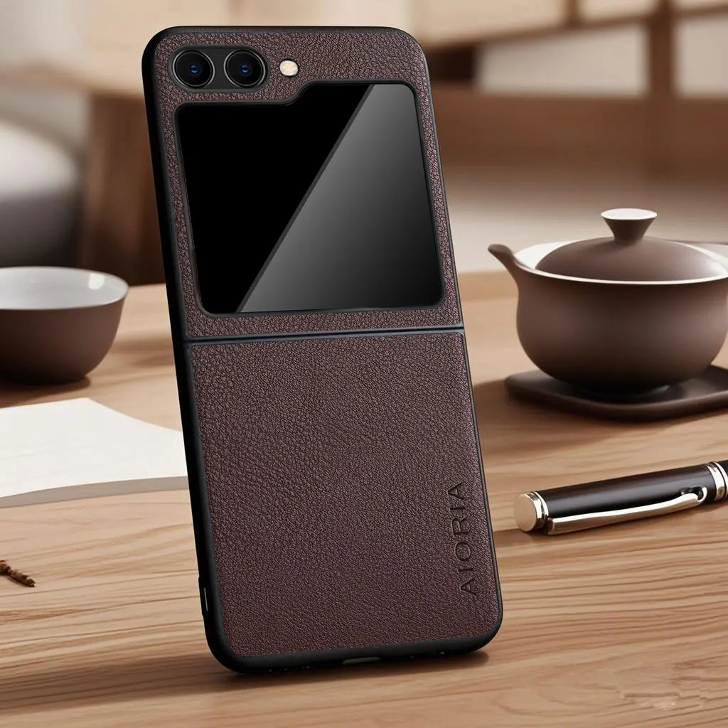Minimalist Faux Pebbled Leather Case