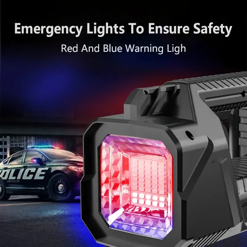 XHP70 LED 작업등, USB 충전식 서치라이트 스포트라이트, 휴대용 손전등, 방수 캠핑 조명 랜턴