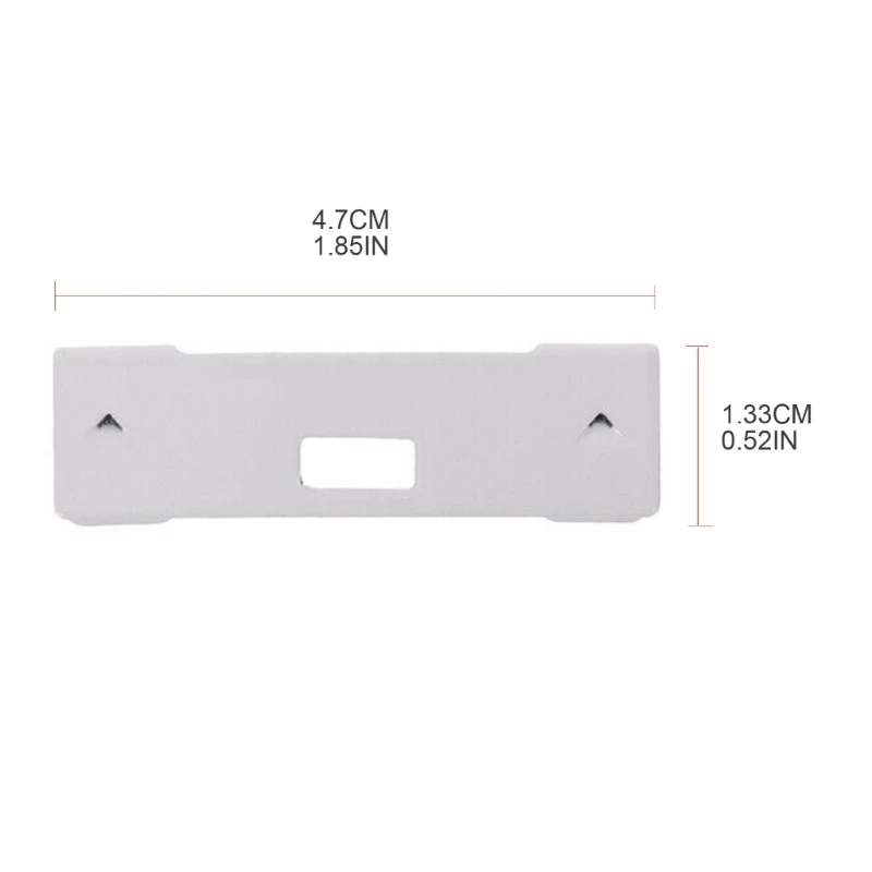 10pcs Verticale Ciechi Riparazione Vane Savers Clip di Riparazione In Metallo Tabs Tende Finestre Sostituzione Accessori Tenda Verticale Clip di Riparazione Metallo