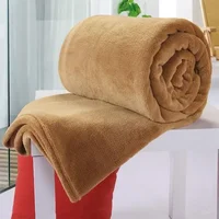 Soft Warm Coral Fleece Blanket Winter Sheet Bedspread Sofa Throw 230Gsm 8 Size Light Thin Mechanical Wash Flannel Blankets 2