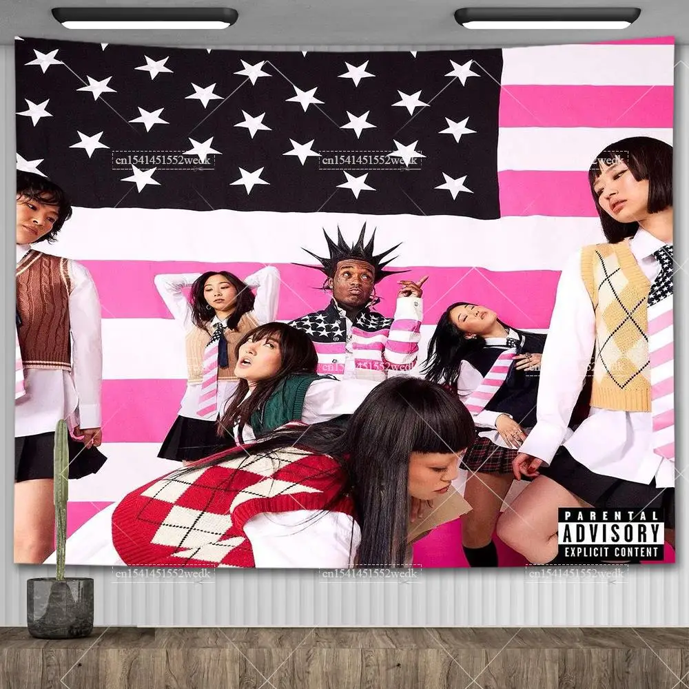 Uzi Vert Playboi Carti Lil Uzi Tapestry Lil Uzi Posters Vert Pink