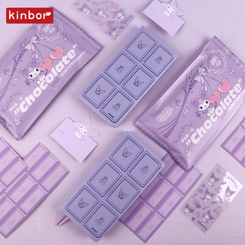 Kinbor Kawaii Notebook Agenda Cute Weekly Diary Planner Chocolate блокнот Handbook Organizer Schedule Carnet for Girl Stationery