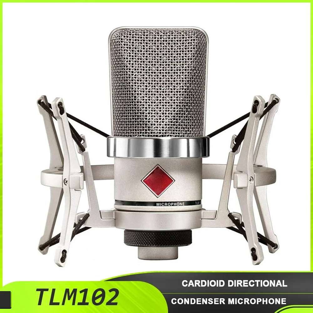 

Microphone TLM102 Cardioid Diaphragm Condenser Studio Microphone Top Quality Studio Mic Tlm 102 for Live Streaming