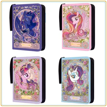 400pcs/900pcs My Little Pony Card Album Book Folder 4/9 Card Slots Collections Zipper Double Pocket Zipper Card Binder Holder 1