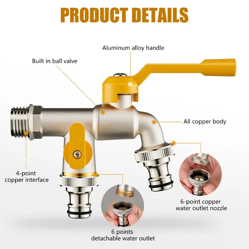 Outdoor Water Faucet Non-Freeze Design Harsh Weather Conditions faucet valve