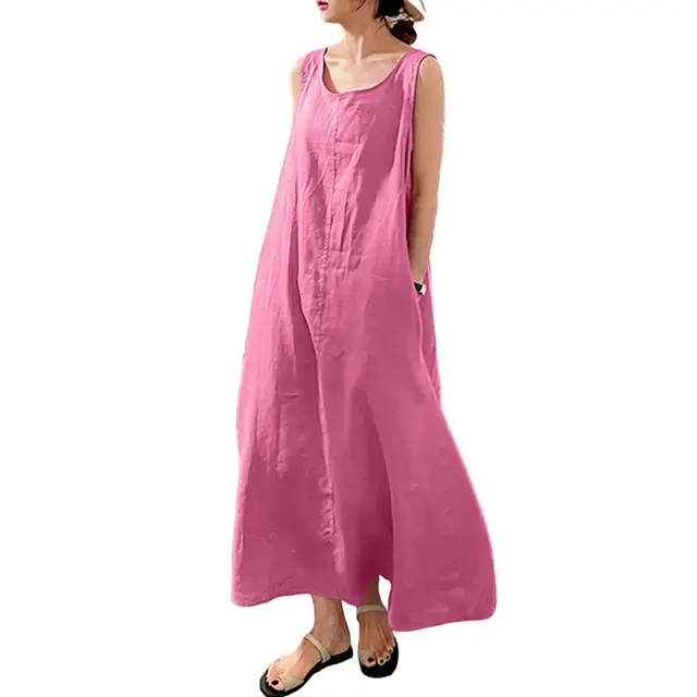 Robe D été Amazon Robe Longue Du00e9contractu00e9e, Ample Et