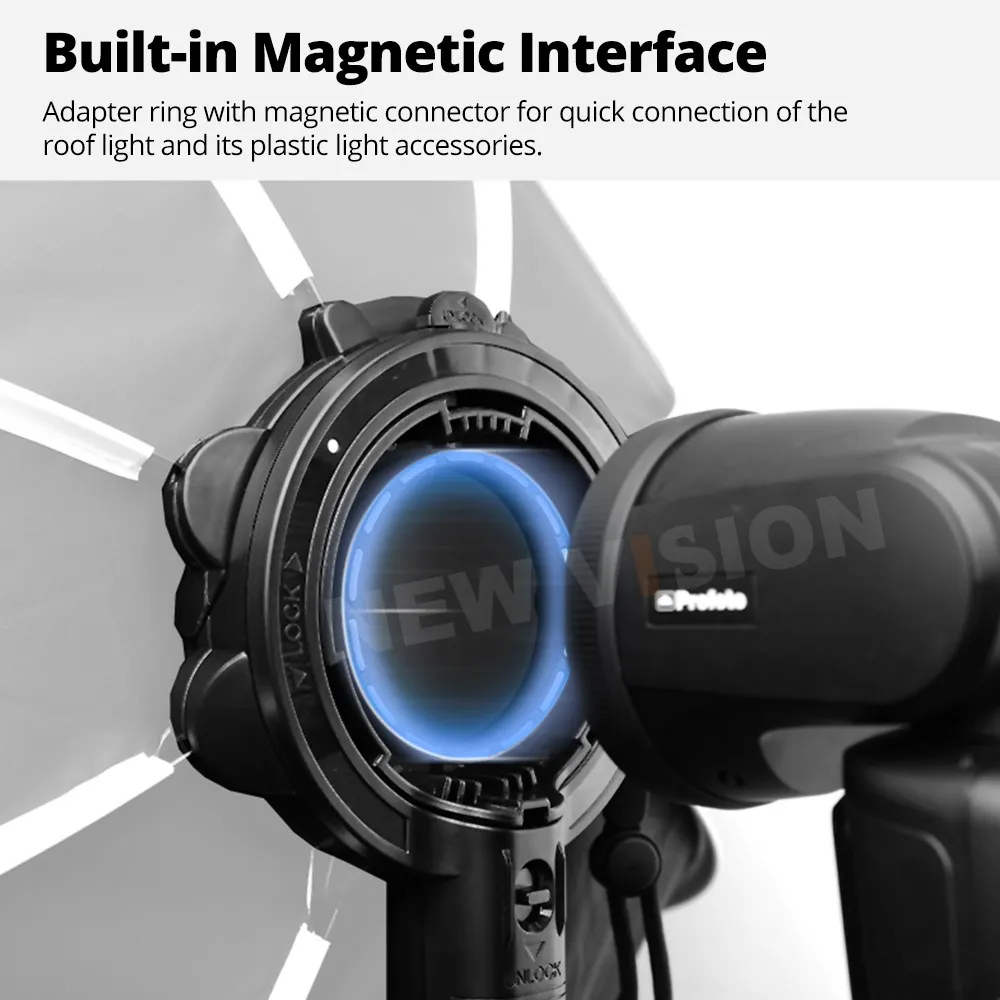 SMDV Flip 32 A2 Godox V1 AD100PRO AD300PRO V860III AD200 플래시 소프트 박스 용 포물선형  실외 소프트 박스를 신속하게 출시