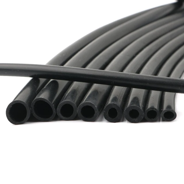 1M/5M10M Black Silicone Tube Flexible Rubber Hose 1 2 4 5 6 7 8 9 10 11 12 14 16 mm Flexible Soft Silicone Tube 3