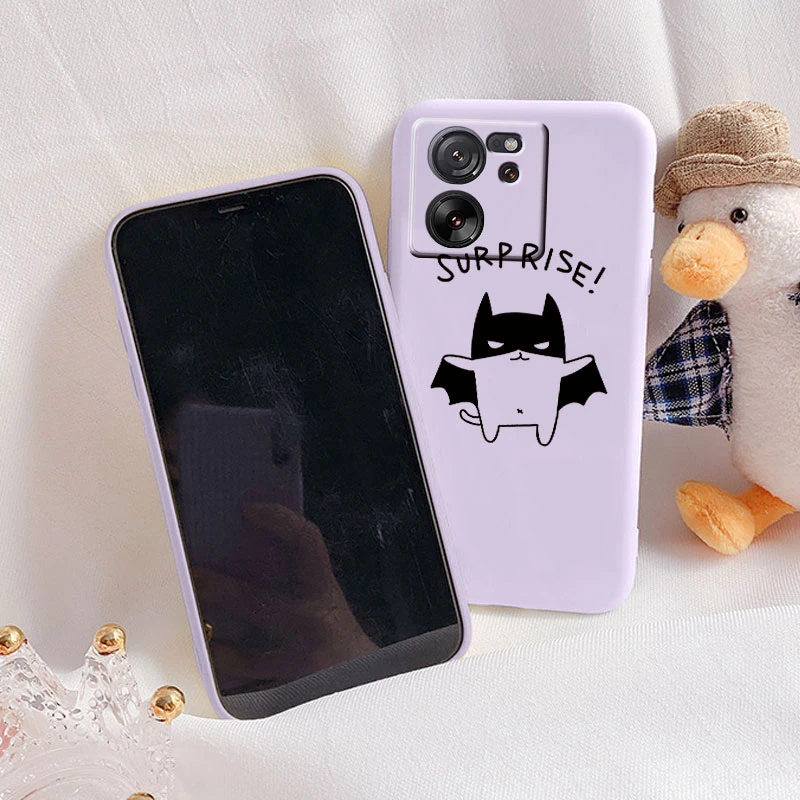 POUHYE Cover Trasparente Anti-ingiallimento Per Xiaomi 13T/13T Pro – Sottile Silicone TPU Con Protezione Fotocamera
