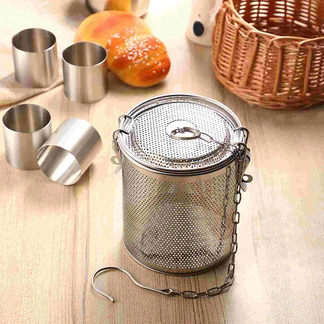 Hálószűrő Tea Infuser Kereskedelmi Fűszerlabda Meredekebb Szűrők Laza Sörfőzde - Image 5