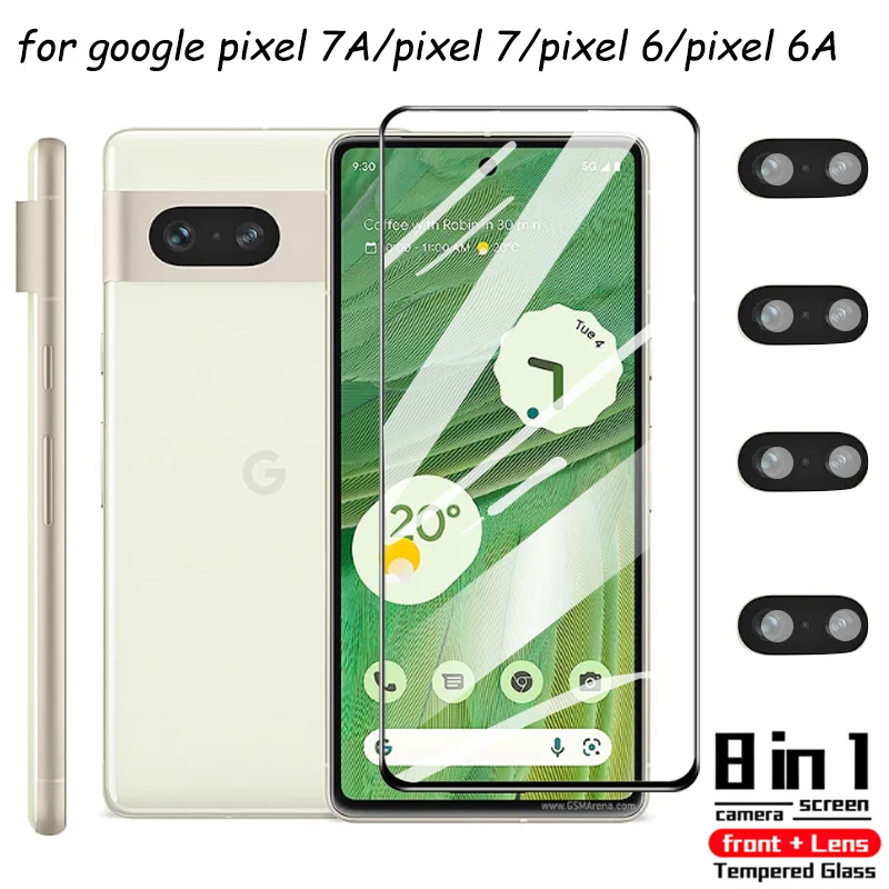 Pixel 7a Tempered Glass For Google Pixel 7 Screen Protector Google Pixel 6  6a Pixel6a película Camera Pixel-7 Glass Film For GooglePixel7 Glass Google  Pixel7 accesorios