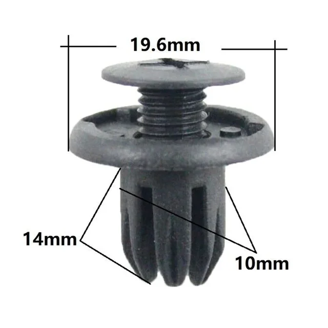 10Pcs Inner Wheel Arch Liner Fastener Clips For BMW Mini For Cooper R50 R52 R56 Car Accessories 7130702966 Plastic Clips 3