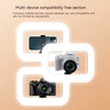 New Handheld Ring LED Rechargeable Fill light Portable Mobile Phone Live Broadcast Photography Desktop Rabbit Cage Selfie Light 3