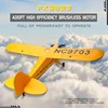 FX9703 J3 RC Airplane RTF EPP RC Brushless Motor Airplane Foam Plane 3D/6G System 650mm Wingspan Kit For Adult Gift birthday 4