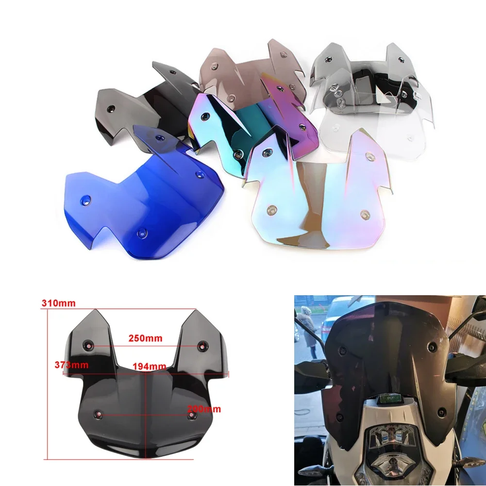 

Motorcycle screen Double Bubble Windshield Deflector Protector WindScreen For 1050 1050ADV 1190 Super Adventure 1190 ADV