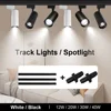 Spot Led Track Light COB Track Lighting Wall Lamp Rail AC220V Ceiling Light Spotlight Rail Lamp For Store Kitchen Indoor 1