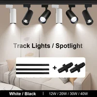 Spot Led Track Light COB Track Lighting Wall Lamp Rail AC220V Ceiling Light Spotlight Rail Lamp For Store Kitchen Indoor 1
