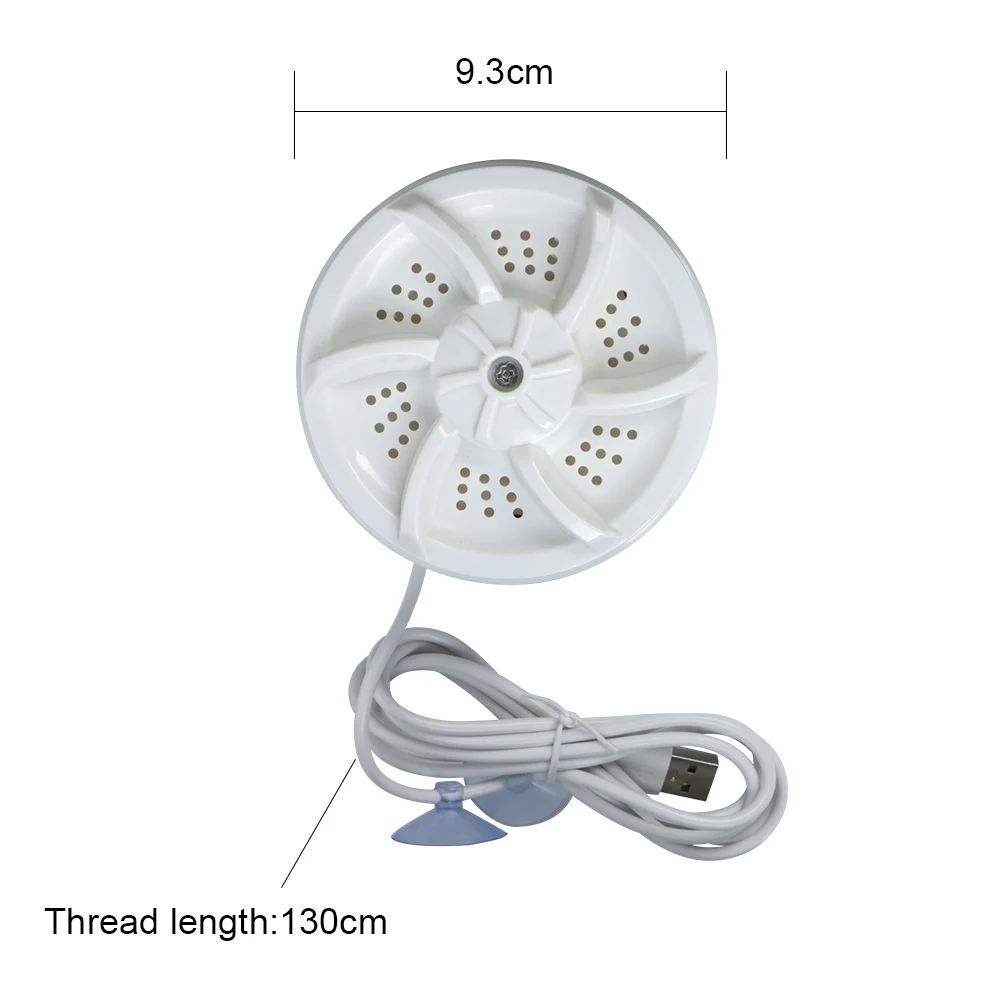 Washing Machine Portable for Travel Home Business Trip USB Wash Dishes Rotating Turbine Multifunction Mini Ultrasonic Washer Duster Cloth