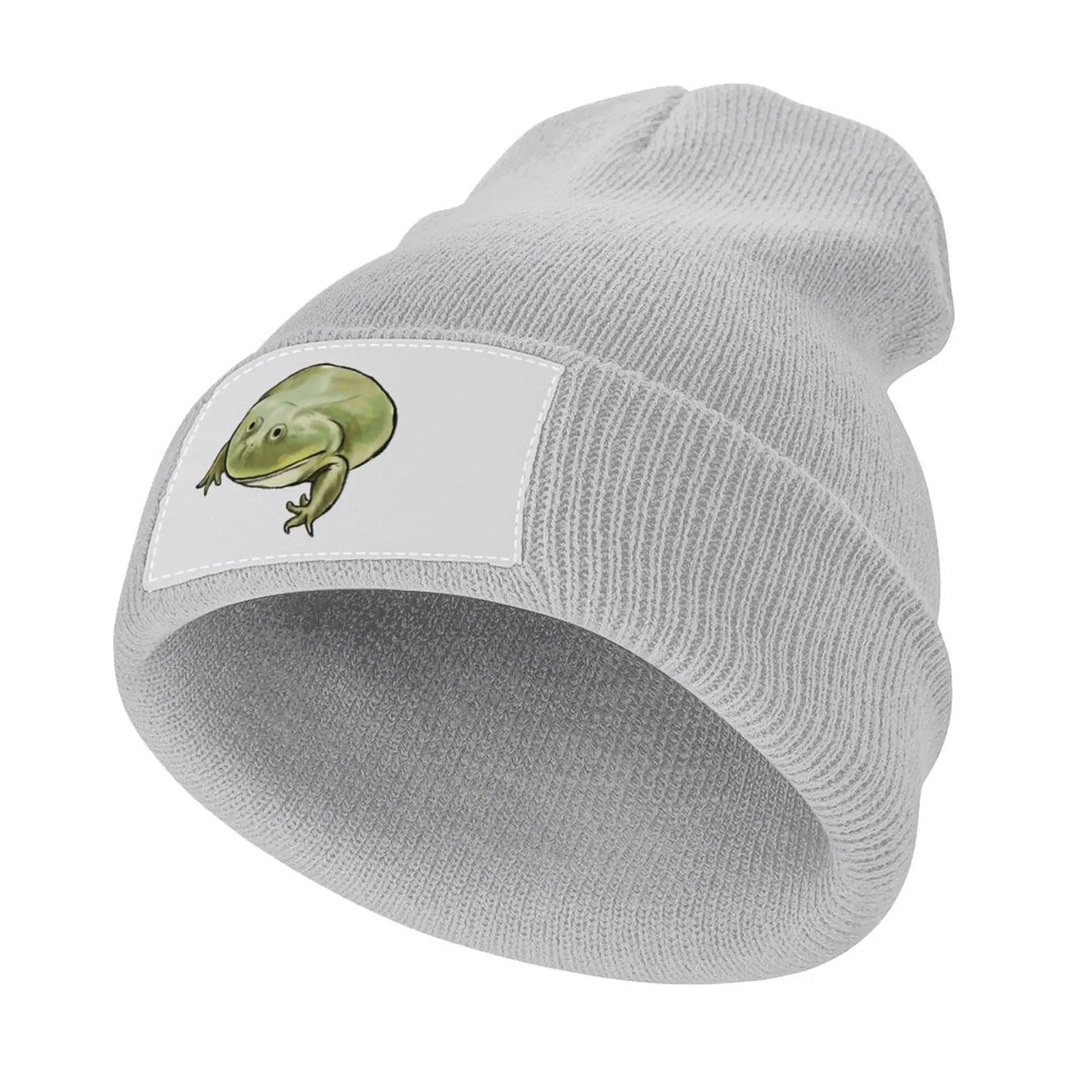 

Wednesday Frog Art No Text Knitted Hat Luxury Cap summer hats Golf Cap Man Cap Women's