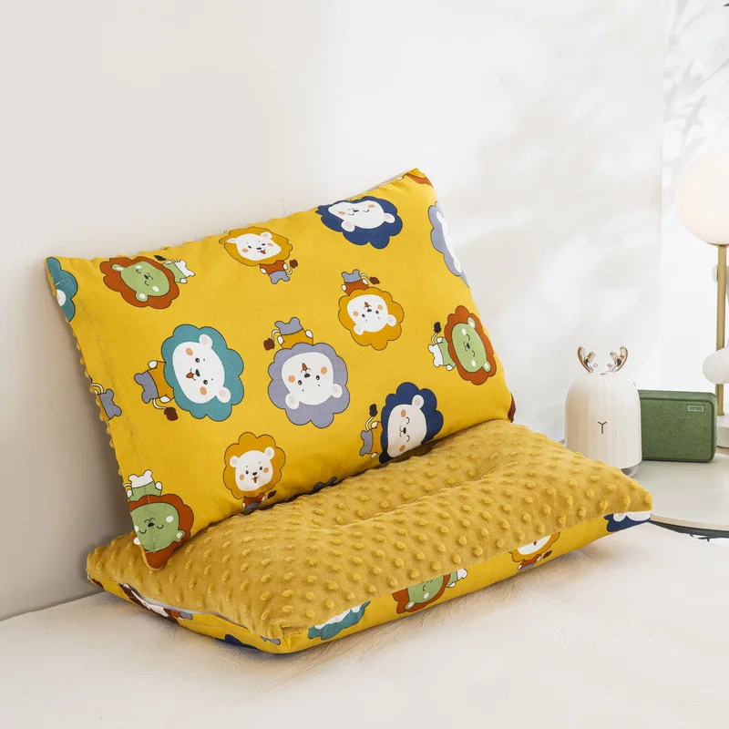 0-6 Years Old Kindergarten Baby Nap Pillow Cartoon Print Children Small Pillow Four Seasons Universal Boys Girls Sleeping Pillow 5
