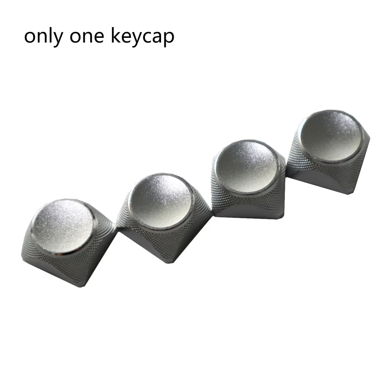1PC CNC 금속 Keycap XDA 프로파일 멀티 컬러 백라이트 없음 인쇄 Keycap 키 기계식 키보드 체리 MX 스위치 54DB