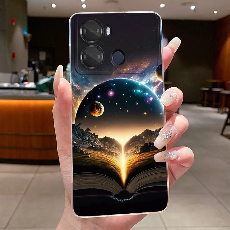 Aesthetic Luxury Cute Cool Pattern Soft Silicone Phone Case - Transparent TPU Back Cover