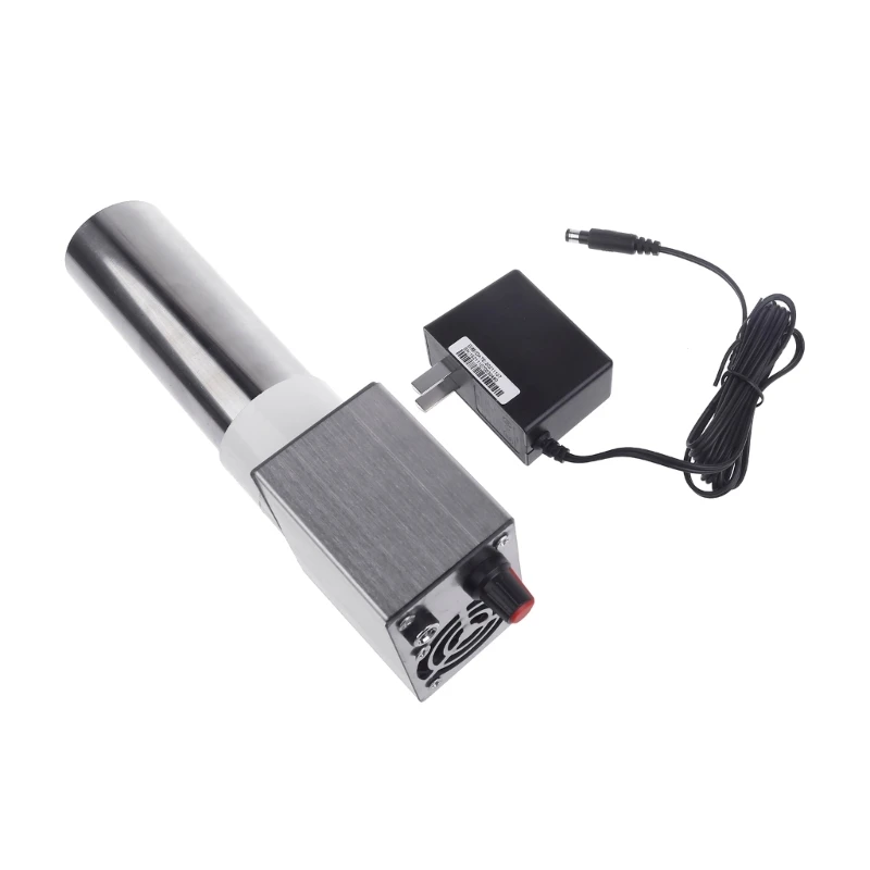 

USB Blower Fan AC100-240V 12V1A 2Motors Blower High Power for Metal Smelting