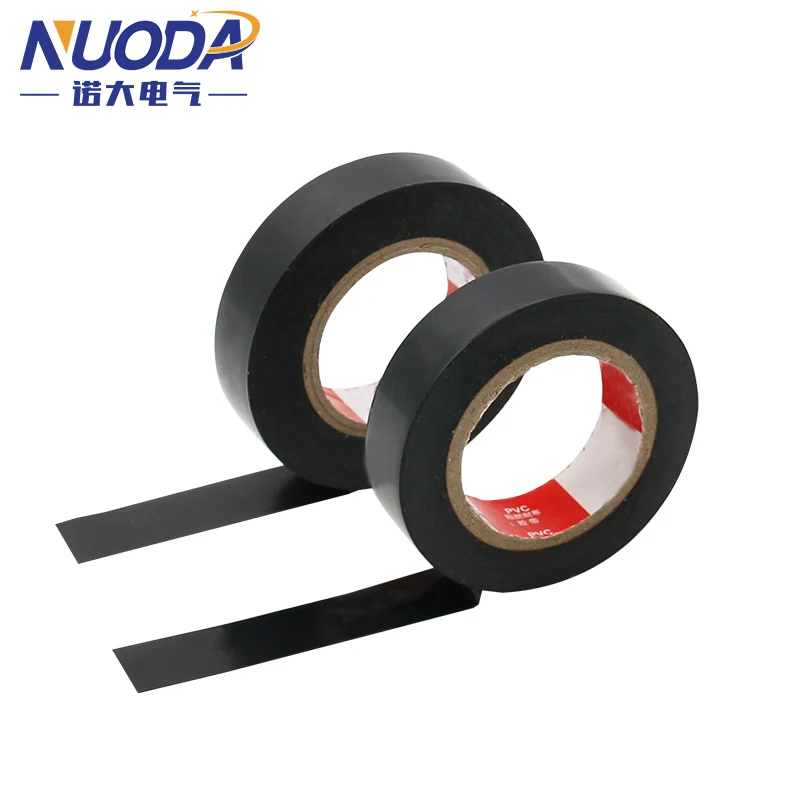 NUODA PVC 전기 테이프, 내전압 600V, 높은 접착 방수 절연 전기 테이프, 5 개, 10 개
