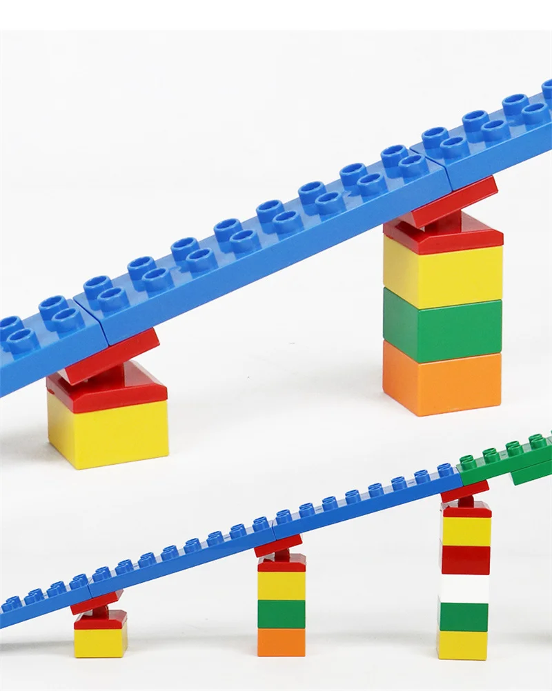 5/10 Stück Universal-Holzschienen-Anschlüsse, Zubehör, große Blöcke, drehbare Verbindungsadapter, passend für Markenzugschienen – Detail 4