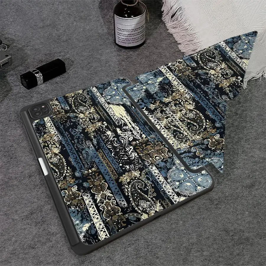 Vintage-Style Tablet Holder and Cover Case