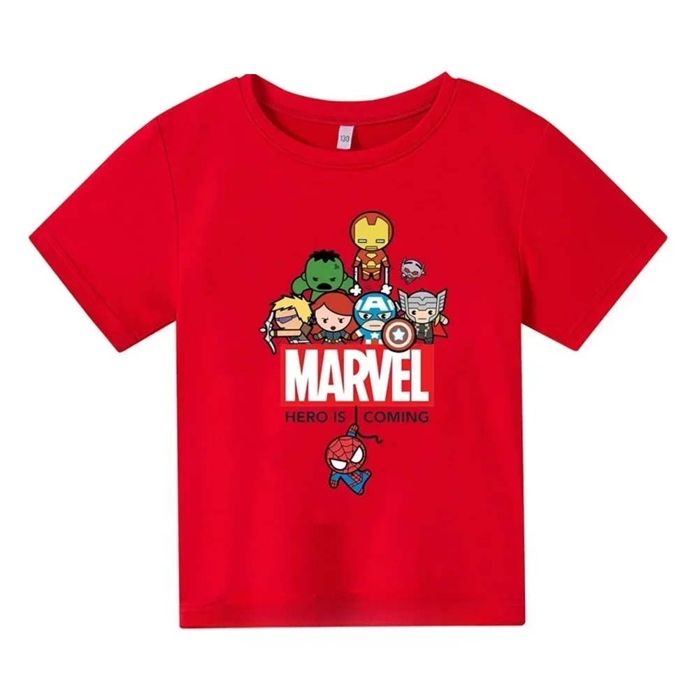 thumbnail image 1 of Camiseta estampada de dibujos animados de Spider Man para niños y niñas de 2 a 14 años, camiseta informal de manga corta de verano para niños, 1 of 5
