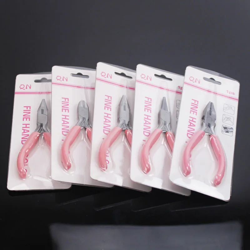 

Pliers handmade diy set 5 inch pink handle mini needle nose pliers toothless jewelry pliers small pliers jewelry pliers