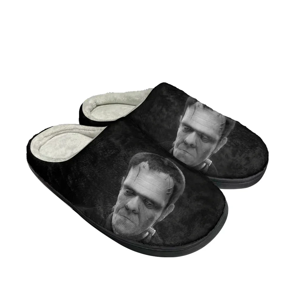 Frankenstein Fashion Cotton Non-Slip Flat Slippers Mens Womens Sandals Plush Casual Keep Warm Shoes Thermal Comfortable Slipper