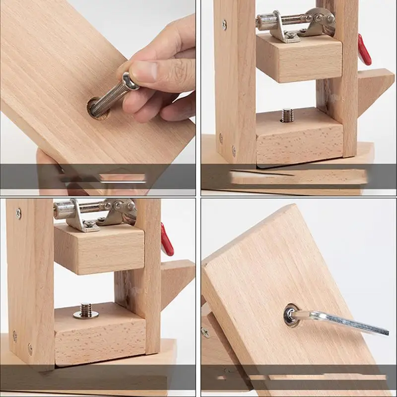 WUTA Leather Stitching Pony Hand Stitching Horse Table Desktop DIY