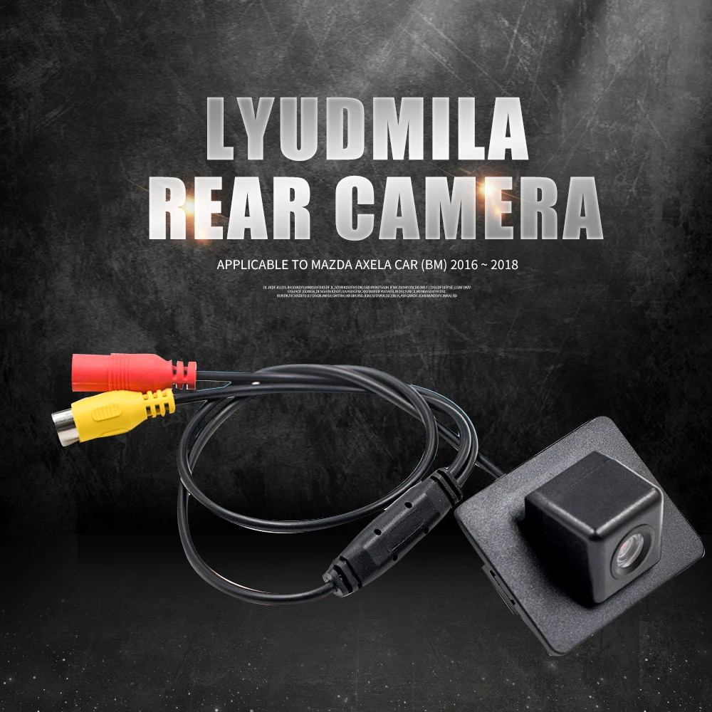 Rear View Camera for Mazda 3 Mazda3 Axela BM Sedan 2014~ RCA & Original Screen Compatible 2pcs