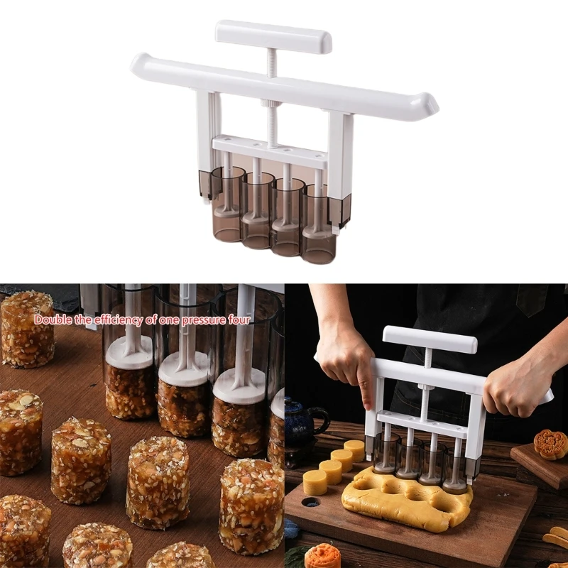 

Dough Quantitative Artifact Hand-Pressed Stuffing Machine Easy to Operate Mooncake Stuffing Separator for Baking Lover DropShip