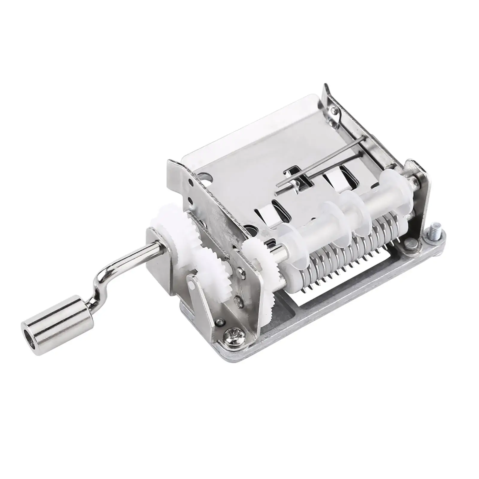 DIY Hand Crank Music Box Kit-15 Note Movement with 20 Blank Sheets for Tunes and Unique Creations