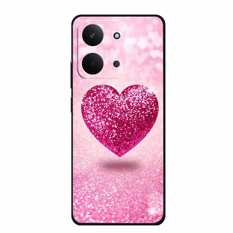 Sleek Black Silicone Soft TPU Phone Case - Protective Back Cover