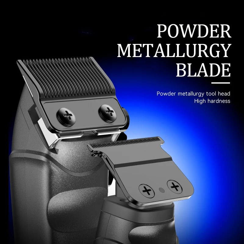 KEMEI Hair Salon Professional Hair Clipper and Shaving Set Mini Shaver Carving Scissor Professional Digital Hair Clipper KM-2357 6