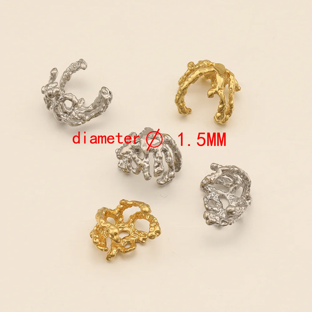 Cordial Design 12*14MM 50Pcs Jewelry Collet/Torus Shape/Genuine Gold Plating/Jewelry Findings & Components/DIY Parts/Hand Made - cordial