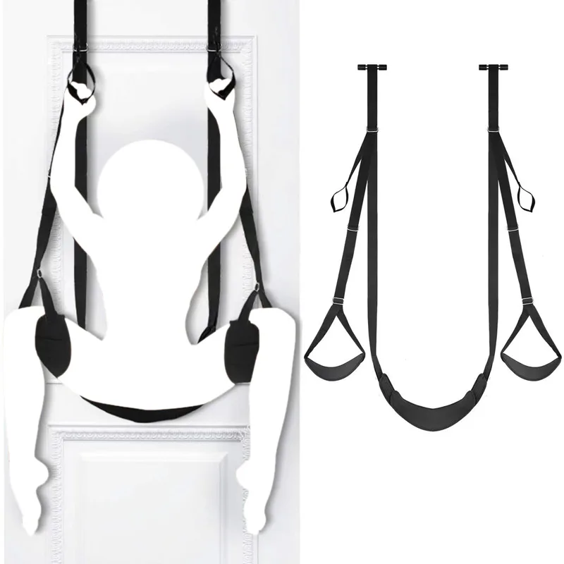 Sex Swings Eye Mask Feather Kit For Couples Exotic Suspend Mat Door Sex Swing Condole Belt BDSM Women's Sext Toy Adult Toys 18+
